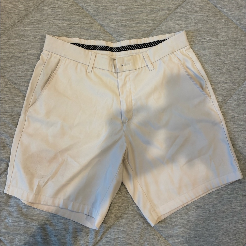 Men's Cream Chino Shorts